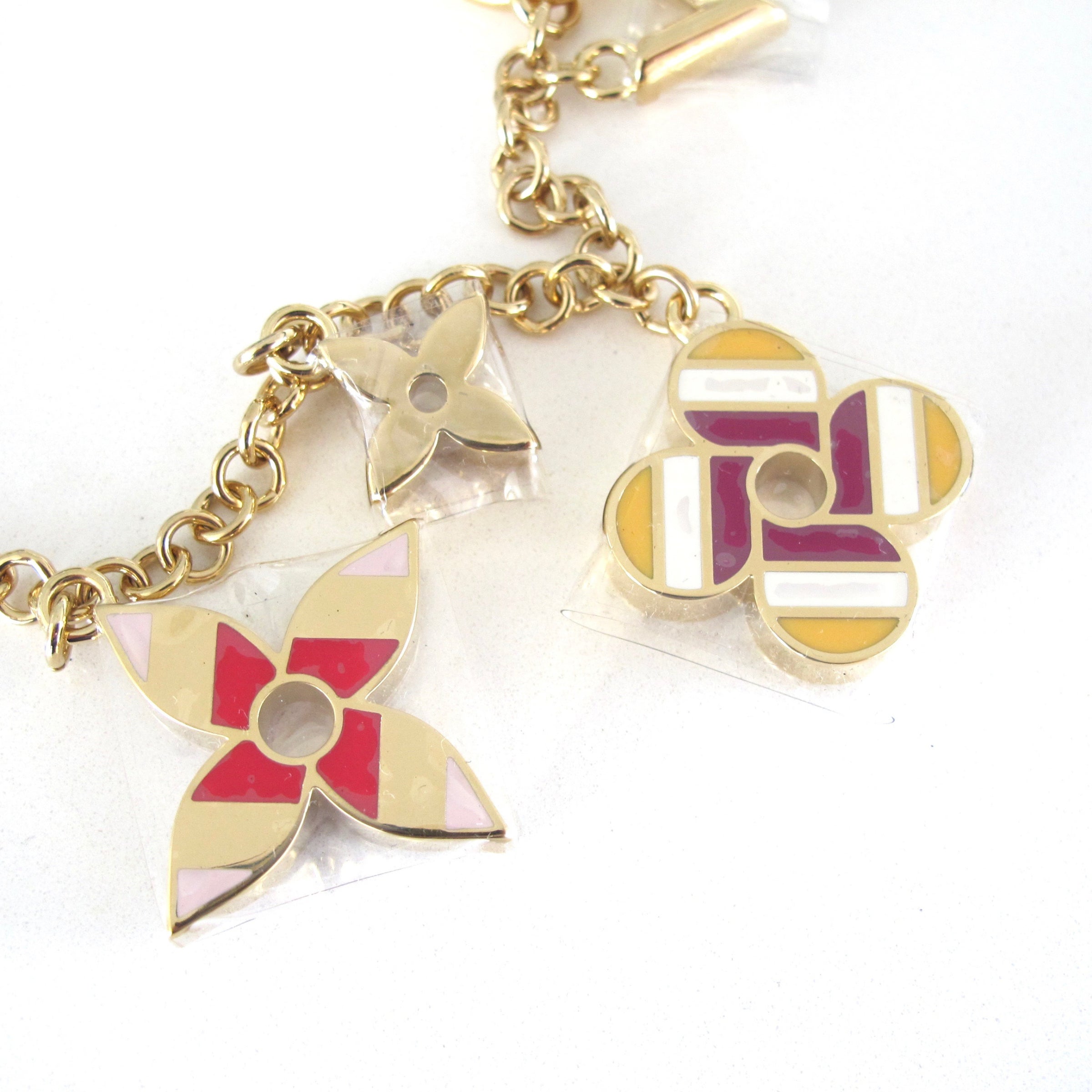 Louis Vuitton Pop Flower Gold Charm Keychain - A World Of Goods For You, LLC